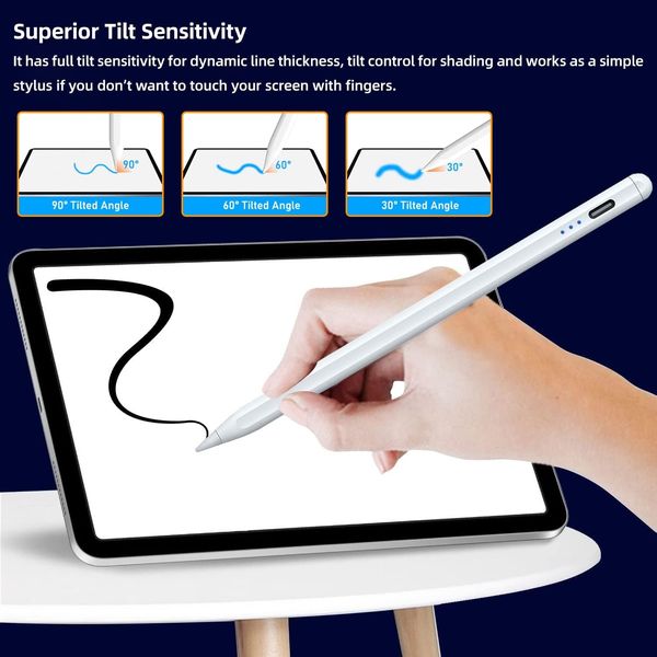 Стилус Apple Pencil 2-го покоління для iPad 9/10, iPad Pro, iPad Mini, iPad Air, білий 1495 фото