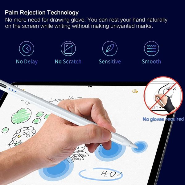 Стилус Apple Pencil 2-го поколения для iPad 9/10, iPad Pro, iPad Mini, iPad Air, белый 1495 фото