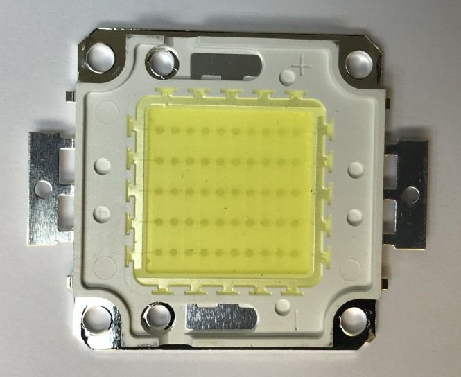 Світлодіод матричний СІВ для прожектора SL-50 50 W 6500 K 0886 фото