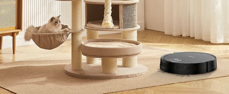 Робот-пилосос для сухого та вологого прибирання Verslife L6 з керуванням через Wi-Fi (Вітринний зразок) M3146 фото