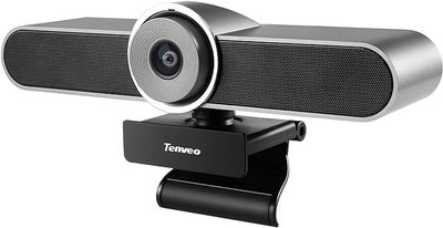 Веб-камера для конференций Tenveo VA200Pro 1080P FHD с автофокусом, динамиком, угол 124°, серый 0043 фото