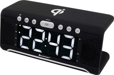 Радио часы затратные Soundmaster UR800SW FM беспроводная зарядка m70 фото
