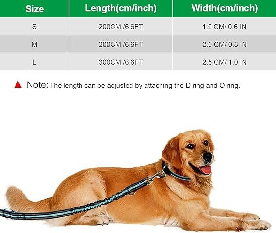 Поясний повідець hands free для собак з нашийником ETACCU для бігу зі світловідбиваючими швами 0547 фото