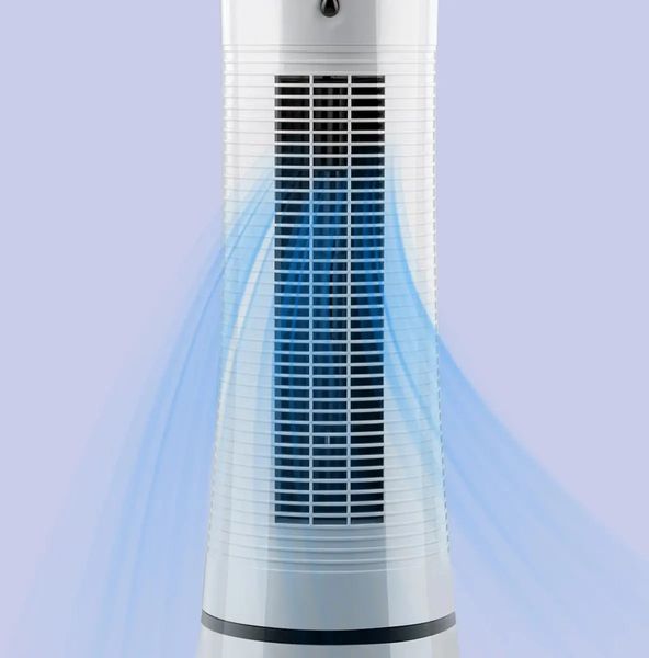 Вентилятор Klarstein Skyscraper Ice Smart 4 в 1 Wifi, 210 м3/год, з функцією дистанційного керування сірий (10040207) 10040207 фото