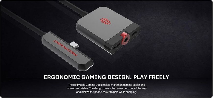 Ігрова док-станція REDMAGIC Gaming Dock для смартфонів Nubia (PA3104) Black M3342 фото
