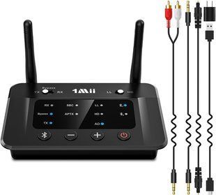 Аудіоадаптер 1Mii B03 Bluetooth 5.3 для ТВ та стереосистем M4063 фото