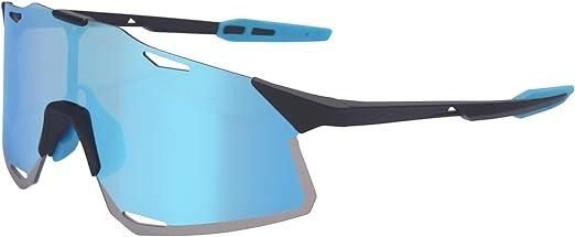 Спортивные очки SKYWAY, велосипедные очки без оправы SS8003 (голубой) 0726 фото