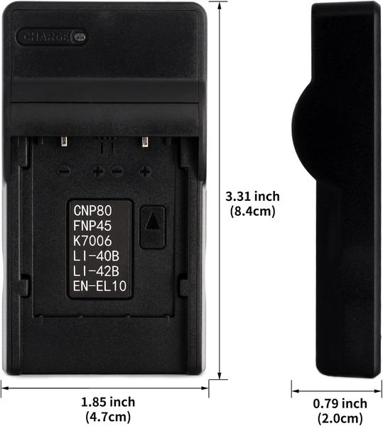 USB-зарядний пристрій EN-EL10 для камер Nikon Coolpix S 0792 фото