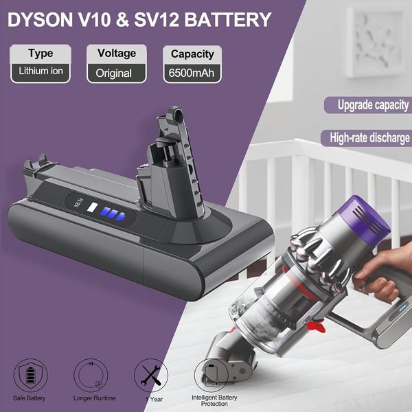 Акумулятор для пилососу Dyson V10 SV12 1797 фото