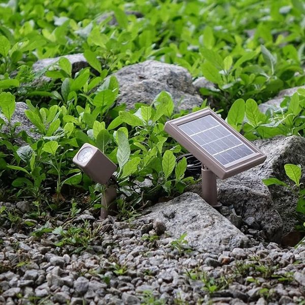 Вуличний LED-світильник з сонячною батареєю Twin Solar Spotlight HEX 30X для саду, двору 0044 фото