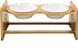 Керамічні миски 2 шт по 1200мл з підставкою з бамбука для великих собак Petzy 0379 фото 7