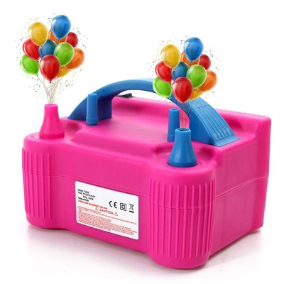 Компрессор насос для надувания воздушных шаров Розовый Electric Balloon Pump 0169 фото
