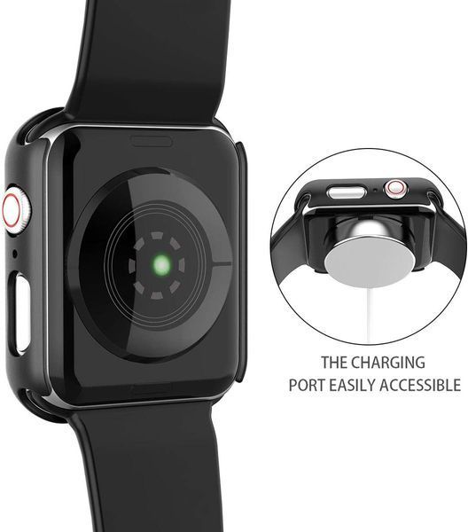 Защитный чехол со стеклом для Apple Watch SE3/SE2/SE/Series 6/Series 5/Series 4 (44 мм) T2035 фото