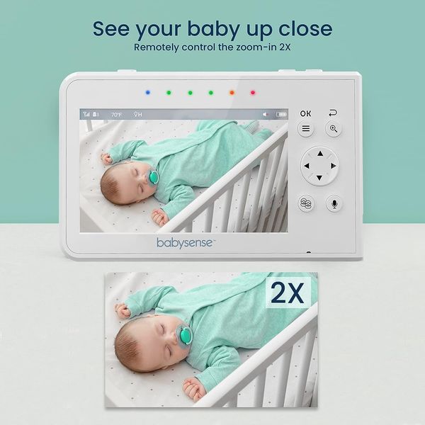 Відеоняня Babysense з двома камерами та нічним баченням 1572 фото