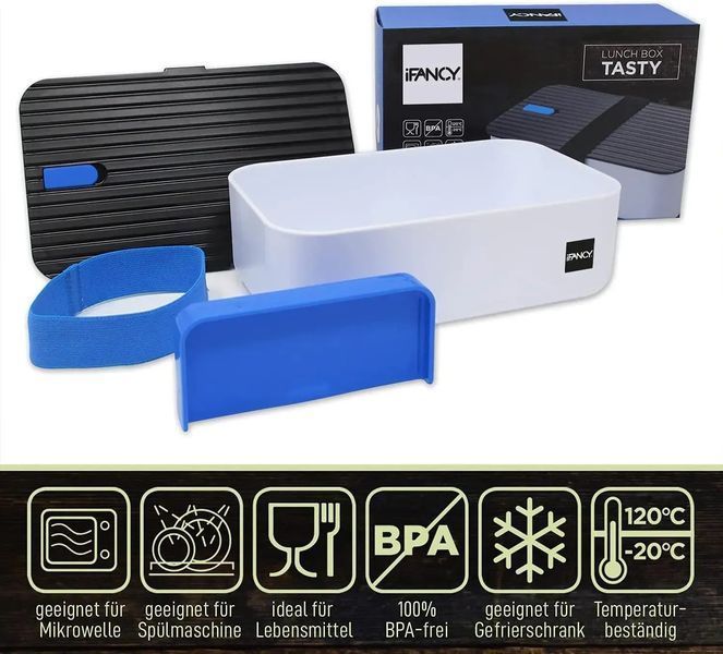 Герметичный ланч-бокс/контейнер для еды iFancy 1 л T0306 фото