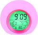 Годинник будильник Glowing Led Color Change Digital Alarm Clock, рожевий 0090 фото 1