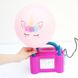Компресор насос для надування повітряних кульок Рожевий Electric Balloon Pump 0169 фото 4